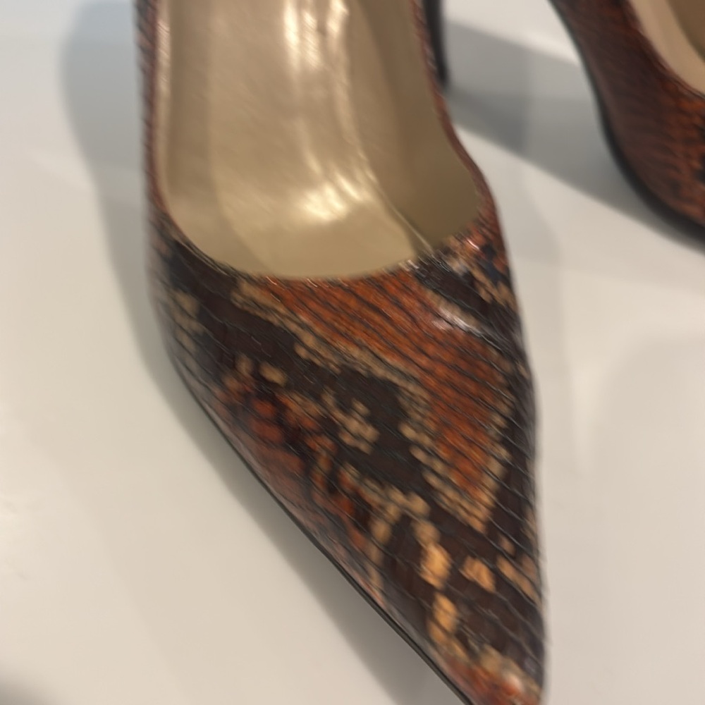 Stuart Weitzman Multicolor Snakeskin Heels - Picture 4 of 4